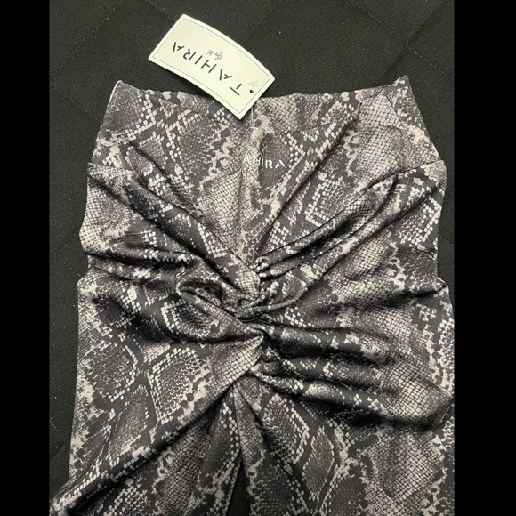 TAHIRA Serpent Scrunch Bum Tights - Small - Picture 3 of 6